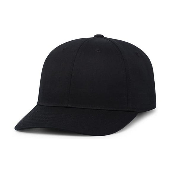 Pacific Headwear P208.080.OS Hybrid Snapback Dad Cap, Black - One Size