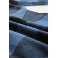 thumbnail image 3 of ABPHQTO Chaqueta camisera a cuadros azul con cuello vuelto para mujer, 3 of 5
