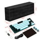 thumbnail image 2 of Teclado mecánico Teclado para juegos Diseño ergonómico con cable Retroiluminación azul Teclado de computadora de 68 teclas Interruptor azul para PC, 2 of 5
