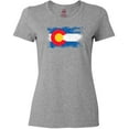 thumbnail image 3 of Inktastic Colorado Flag Distressed Look Women's T-Shirt, 3 of 5