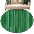 thumbnail image 6 of Retro Green Round Rug 6ft Washable Circle Kitchen Rugs Non Slip Vintage Rustic Plants Trees Lines Pattern Large Area Rug Indoor Floor Carpet for Bedroom Living Room Home Office Dining Room Nursery, 6 of 8