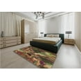 thumbnail image 5 of Ahgly Company Machine Washable Indoor Rectangle Transitional Red Brown Area Rugs, 7' x 9', 5 of 7