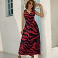 thumbnail image 2 of Animal Print Patterns Sleeveless Dress Woman Fashion Long Dresses Women's Summer Suit Dress 2025, 2 of 7
