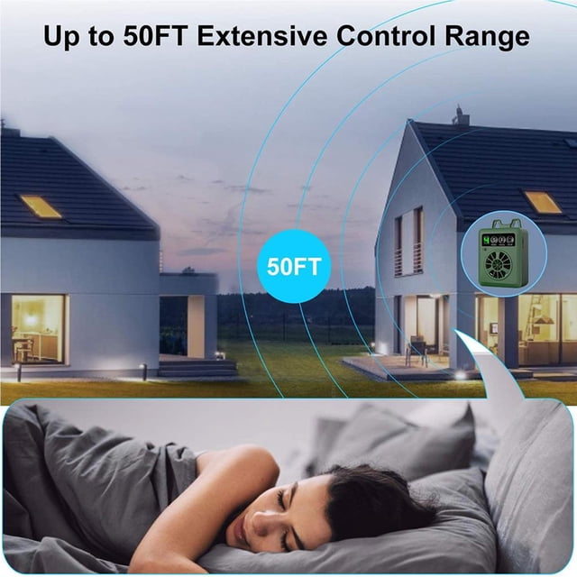 stanreset Anti Barking Device Stop Barking Device with 4 Sensitivity Adjustable Levels USB Rechargeable Dog Bark Control