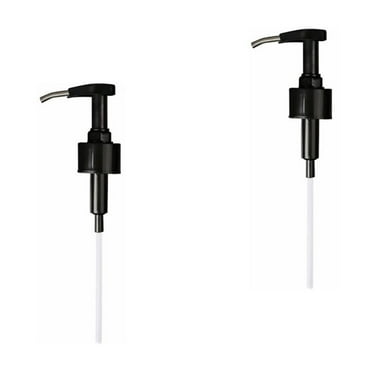 2 Sets Bottle Press Mouth Dispenser Cooking Oil Household Gadgets Syrup Pump Black