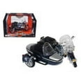 thumbnail image 2 of Maisto 76200 2001 Harley Davidson FLHRC Road King Classic with Side Car Black Motorcycle Model 1-18 Diecast Model, 2 of 2