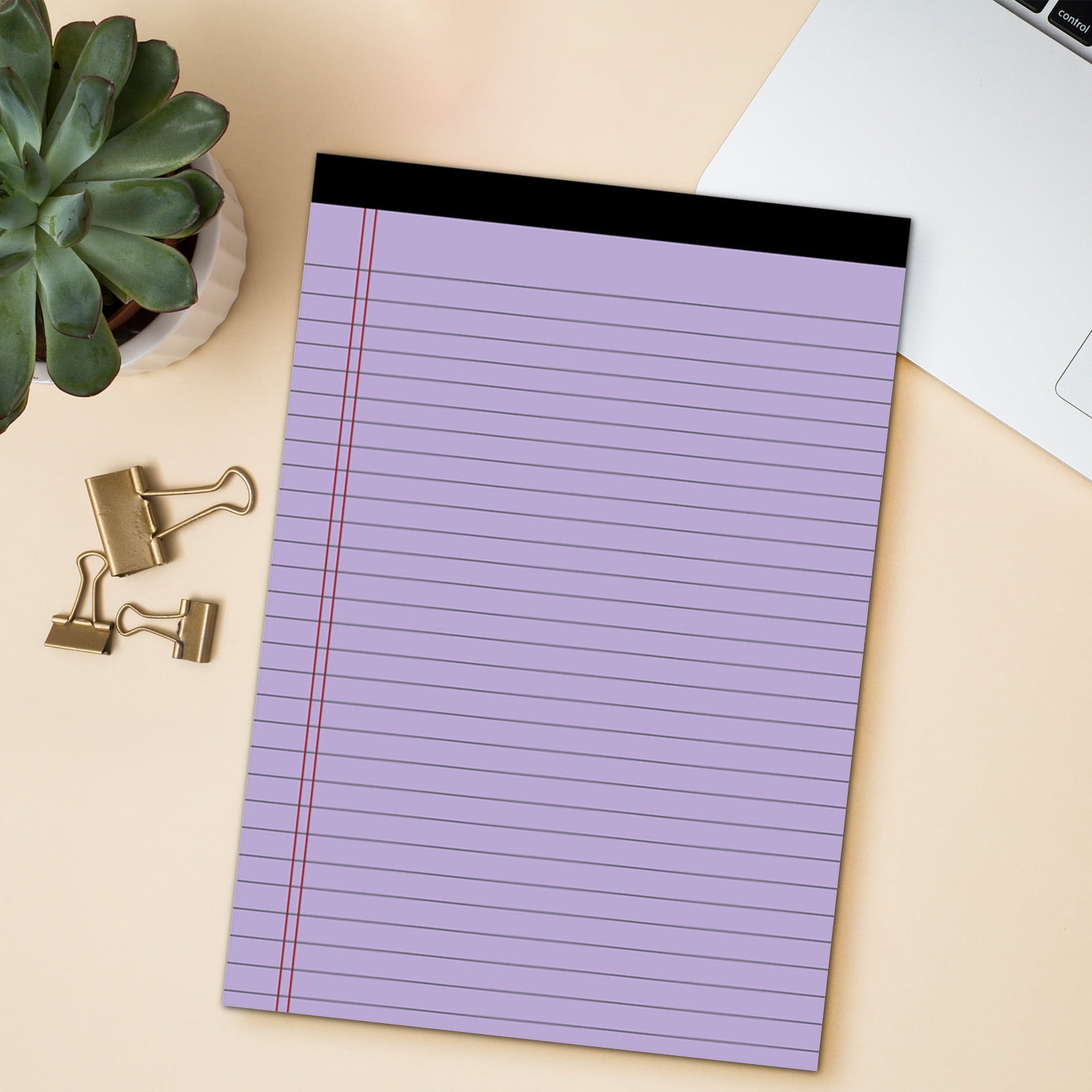 2pcs A5 Small Legal Pads Colored Note Pads Paper College Ruled Notepad Clear Print Writing Pads Legal Pads Perforated Narrow Ruled Pads of Paper (Multi-color) A