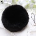 thumbnail image 1 of HEVIRGO Soft Faux Rabbit Fur PomPom Keychain Handbag Cell Phone Pendant Charms Key Ring, 1 of 10
