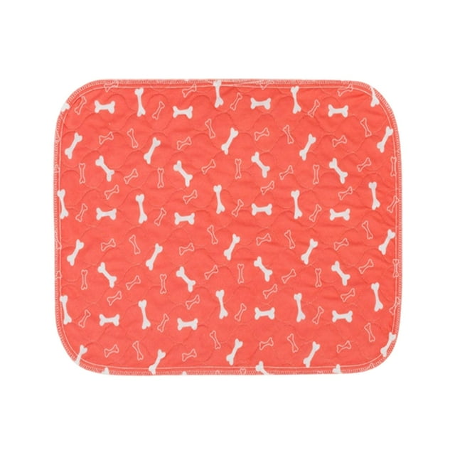S SERENABLE Tapis de Pipi Lavable pour Chien Absorbant Léger Fournitures pour Animaux Tapis pour Chien Rouge
