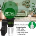thumbnail image 3 of Earffloz 1 Pack Polarized Fragrance Plug Compatible with Bath and Body Works Refill Replacement of WallFlower Plug in Air Freshener ETL EMC CE Certificated Black 1 Piece, 3 of 7