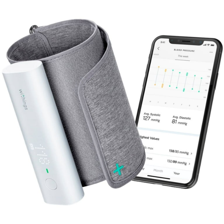 Withings Blood Pressure Monitor Core w Wifi sync, Led screen, ECG sensor,  Digital stethoscope