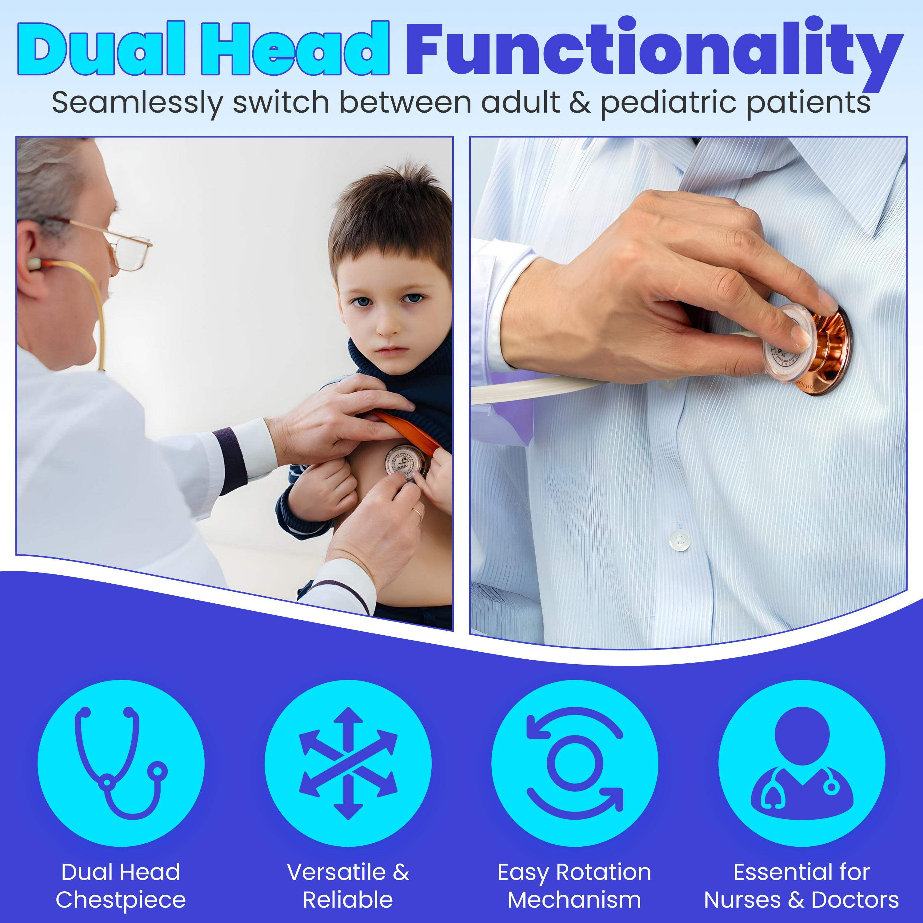 Heart Sound Solutions Signature Series Stethoscope for Healthcare Professionals and Students