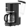 thumbnail image 1 of KITCHENTREND Cafetera programable de 12 tazas con filtro permanente, cafetera con depósito de agua extraíble, cafetera por goteo, preparación retardada, temporizador y mantenimiento caliente, cesta de, 1 of 5