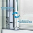 thumbnail image 3 of Sunny Shower Pivot Shower Door, Frameless Design, 30 in. W x 72 in. H in Chrome Finsh with 1/4 inch Glass, 3 of 11