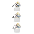 thumbnail image 3 of Langgg Children Mask Filter Cartoon Cotton Mouth Face Cover Filters Accessory 2pcs Little dinosaur 3Set, 3 of 6