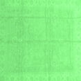 thumbnail image 1 of Ahgly Company Indoor Square Abstract Emerald Green Modern Area Rugs, 7' Square, 1 of 4
