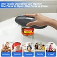 thumbnail image 6 of Behome Electric Can Opener, One Touch Automatic Kitchen Can Opener for Seniors with Arthritis, Hands Free & Smooth Edge, Battery Operated, for Any Size Can, Black, 6 of 9
