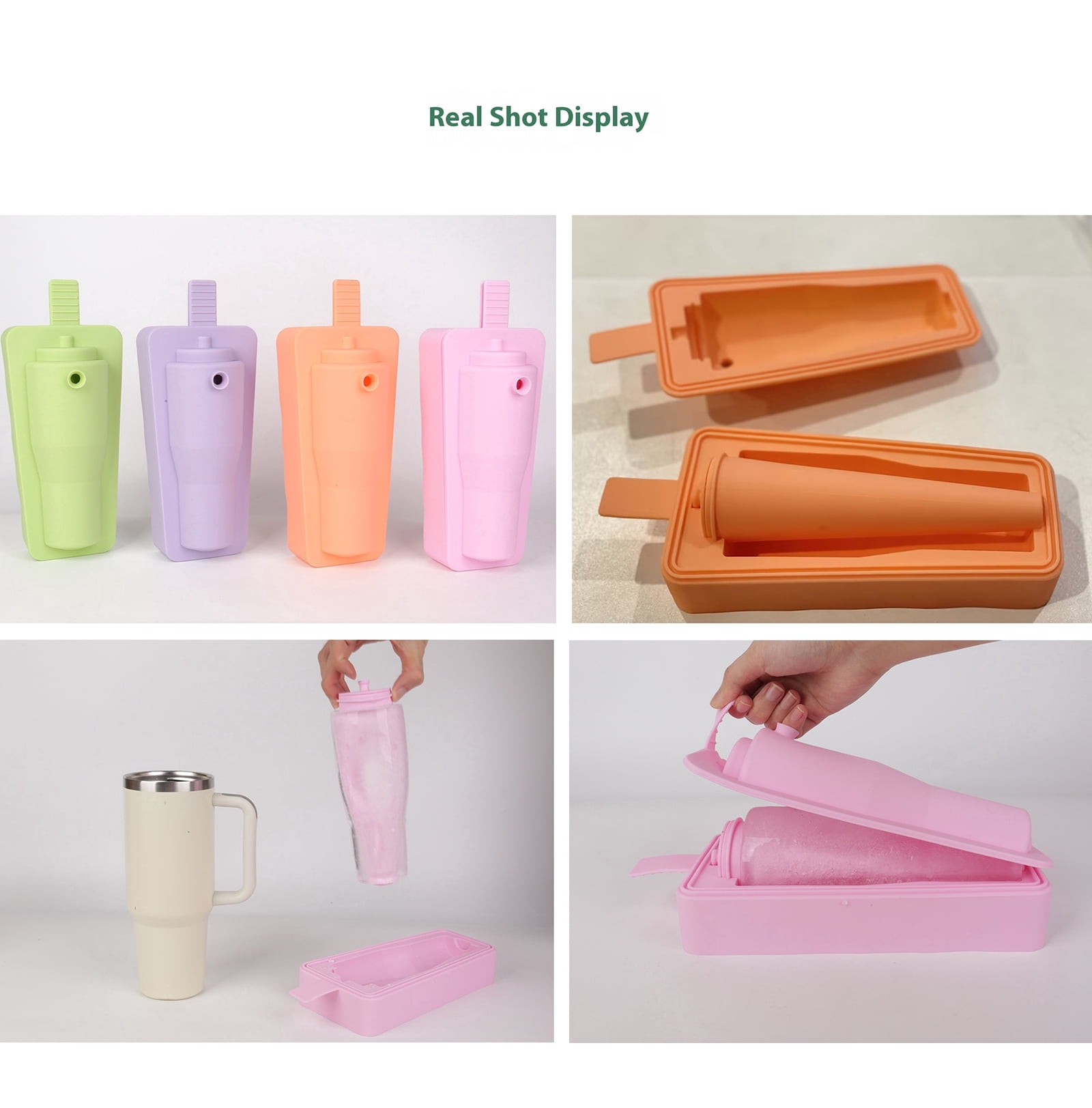 Flexible Silicone Ice Cubes Making Mold with Lid Drink Chilling Tray Ice Mould for Party Enthusiasts and Home Use