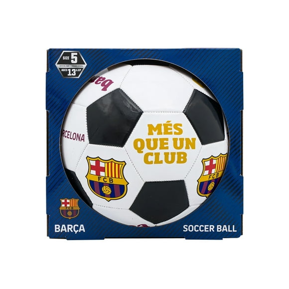 Balón Fútbol Oficial Icon Sport Barza Número 5 Blanco