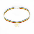 thumbnail image 4 of Jusqu'à 65 % de Rabais sur les Colliers SMihono pour Femmes, Chaîne de Clavicule Courte Colorée, Collier Arc-en-Ciel, 4 of 4