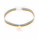 thumbnail image 4 of Collar para mujer, joyería para mujer, collar de cadena corta colorida para clavícula, collar de aleación, 4 of 4
