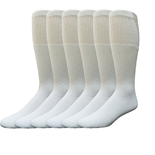 Yacht & Smith 6 Pair of Yacht & Smith men's extra long tube socks