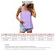 thumbnail image 5 of Blusa sin mangas para mujer, camiseta sin mangas de verano para mujer, camiseta sin mangas con cuello cuadrado, camiseta sin mangas holgada para mujer, durabilidad prolongada, 5 of 6