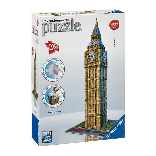 Rompecabezas 3D Ravensburger Big Ben 216 piezas