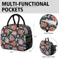 thumbnail image 6 of Womens Pioneer Flower Floral Print Pattern Lunch Box for Work,Insulated Lunch Bag for Women,Loncheras Para Mujer,Leakproof Adult Lunch Bag for Work,Beach,Travel,Picnic,Camping, 6 of 6