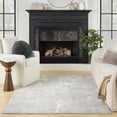 thumbnail image 4 of Nourison 3'11" x 5'11" Splendid Modern Abstract High-Low Indoor Area Rug Beige Blue, 4 of 8