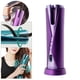 thumbnail image 5 of Rizador de pelo automático inalámbrico recargable con pantalla LCD música ajustable Púrpura Yuyangstore Rizador de pelo automático, 5 of 8