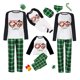 thumbnail image 1 of Pijamas familiares navideños a juego, conjuntos de pijamas verdes con gafas de sol, Navidad en julio, 1 of 4