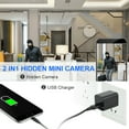 Mini Spy Hidden Camera Phone Charger Adapter Motion Detection Home