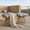 Gray, variant on ﻿OMNIBERG 360° Outdoor Swivel Ottoman Stools Set of 2, Oversized All Weather Wicker Footstool with Cushion and Non-Slip Feet, Outdoor Seating Footrest for Bedroom, Living Room, Porch, Balcony, Beige