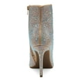 thumbnail image 2 of INC Womens Beige Rhinestone Arch Support Reisa Pointed Toe Stiletto Zip-Up Dress Booties 6.5 M, 2 of 4