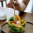thumbnail image 4 of Glass Bowl Transparent Tableware Fruit Baking Yogurt Vegetable Bowl Double Glazed Salad Bowl 350ml/12oz, 4 of 13