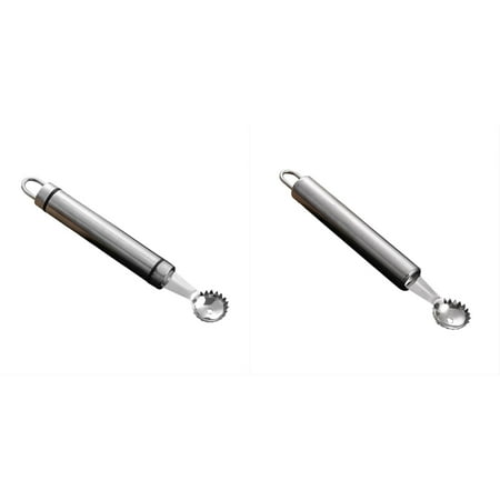 

2Pcs Sliver Stainless Steel Strawberry Huller And Tomato Stem Corer Tool S
