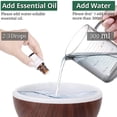 thumbnail image 5 of Portable Small Humidifier Cool Mist Air Plant Petal Humidifiers Personal Desktop Usb With Essential Oil Diffuser Ultra-Quiet Humidifier For Bedroom Home Baby Office Travel Car(130Ml), 5 of 7