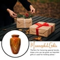 thumbnail image 6 of Nova Niche Aluminum Cremation Urn for Human Ashes Adult – Large Funeral Memorial Urn Wood-Grain Design with Velvet Bag (200 lbs), 6 of 9