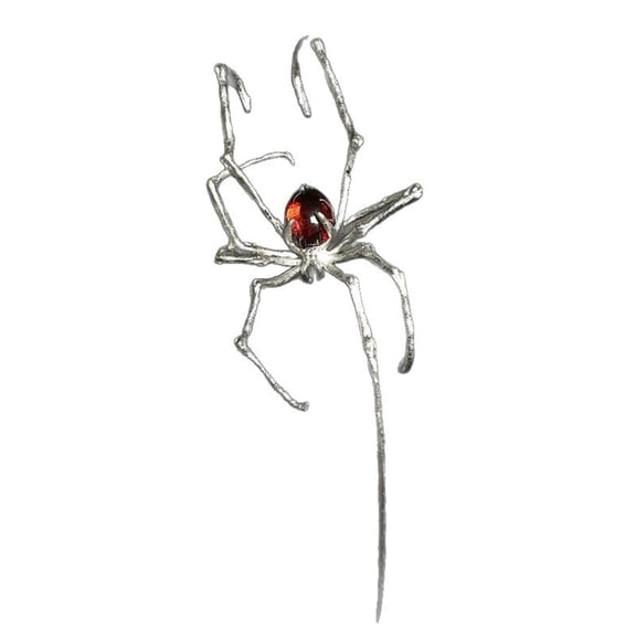 2.4 Inch Spider Earring, Piercing Crawler Cartilage Pierced Earring for Women Men, Gothic Animal Halloween Holiday Festival Outfits, Clip On Earring for Various Outfit