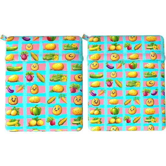 2-Pack Microwave Potato Bags for Baking – Quick, Easy Potato Cooker for Fluffy Baked Potatoes & More