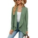 thumbnail image 1 of Cárdigan Mujer Manga Larga Cárdigan Elegante Casual Top Cascada Cárdigans Chaqueta De Punto Ligera, 1 of 5