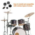 thumbnail image 2 of Miangastore Drum Cymbal Hardware Set Plastic Drummers Cymbal Mounting 1Set, 2 of 8