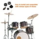 thumbnail image 4 of Juego de herrajes para platillos de batería para bateristas. Incluye fundas de plástico para soportes de platillos y anillos de fieltro. Accesorios para batería., 4 of 7
