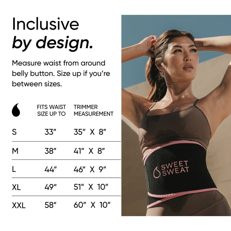 Sports Research Sweet Sweat Waist Trimmer Belt, Stomach Sweat Wrap