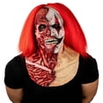 thumbnail image 1 of Máscara Payaso Terrorífico Doble Rostro Realista Profesional Horror Halloween Cosplay Asesino Disfraz, 1 of 13