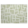 thumbnail image 2 of Addison Rugs Chantille Indoor/Outdoor Transitional Lines Aloe Washable Rectangle Rug, 1'8" x 2'6", 2 of 6