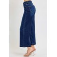 thumbnail image 4 of Risen Jeans - High Rise Cropped Wide Leg Jeans in Vintage Dark Indigo (27" Inseam) - RDP5921, 4 of 8