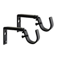thumbnail image 2 of MERIVILLE Set of 2 Black Curtain Drapery Rod Bracket for 1-Inch Rod, Adjustable, 2 of 2