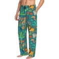 thumbnail image 2 of Balery Men'S Jungle Animals Pants,Sleepwear Pants,Pajama Pants,Pj Bottoms Drawstring And Pockets-Small, 2 of 9